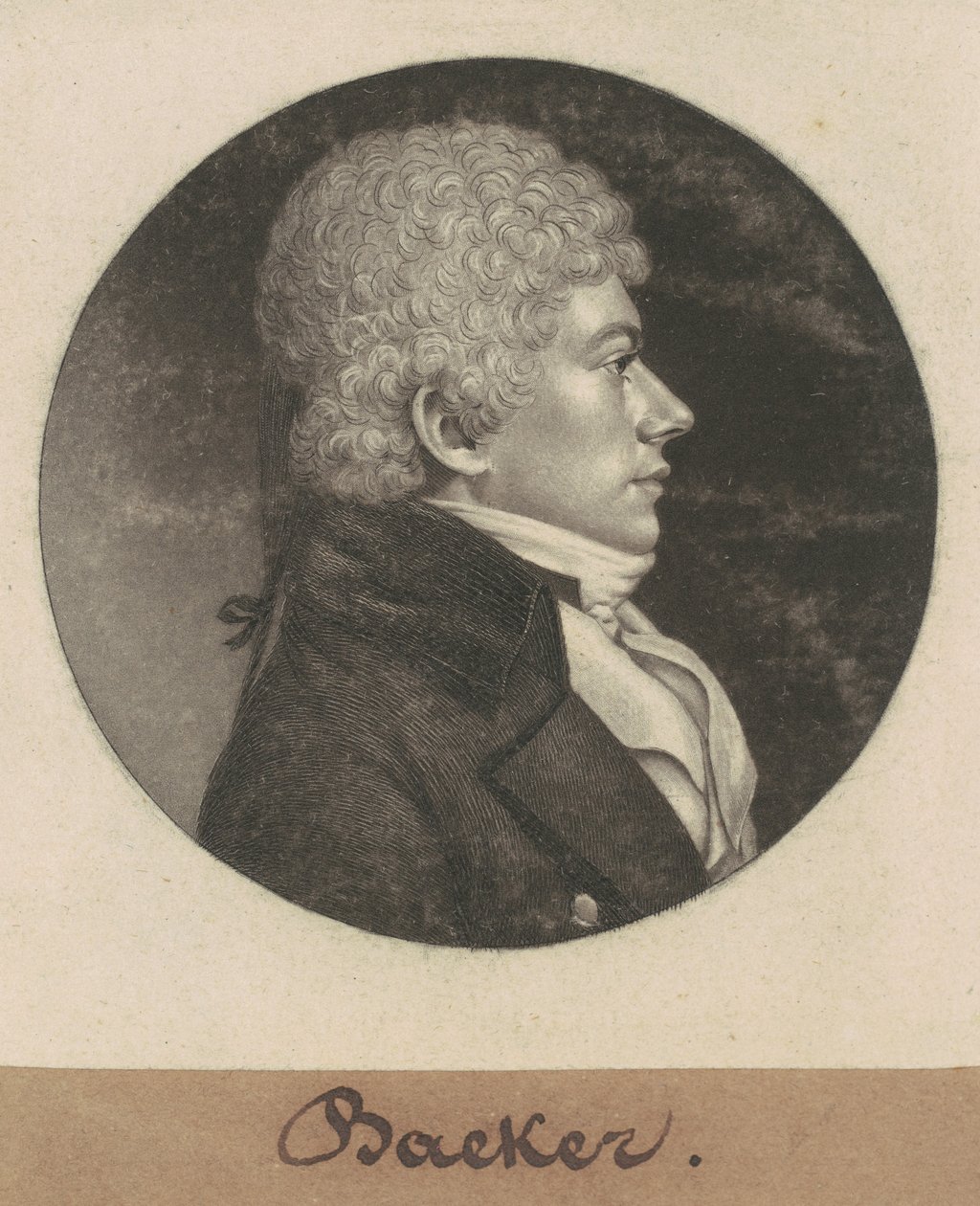 Baeker af Charles B. J. Févret de Saint Mémin