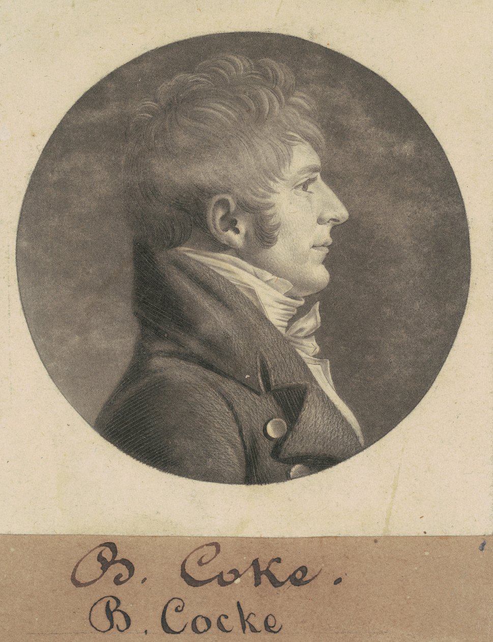 Benjamin Cocke af Charles B. J. Févret de Saint Mémin