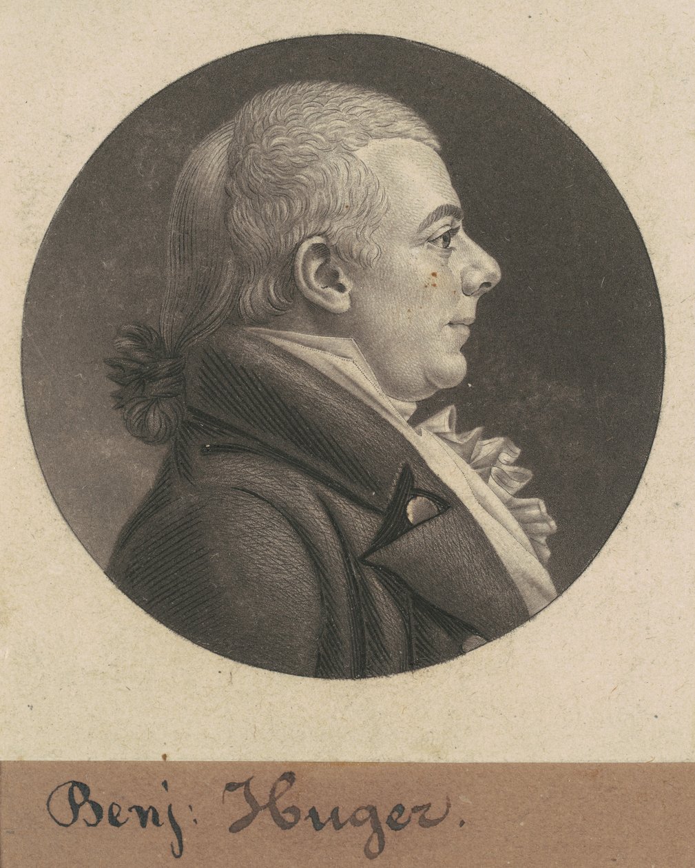 Benjamin Huger af Charles B. J. Févret de Saint Mémin