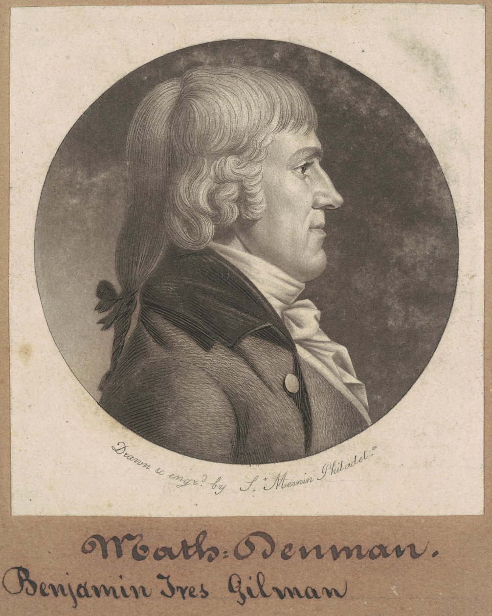 Benjamin Ives Gilman af Charles B. J. Févret de Saint Mémin