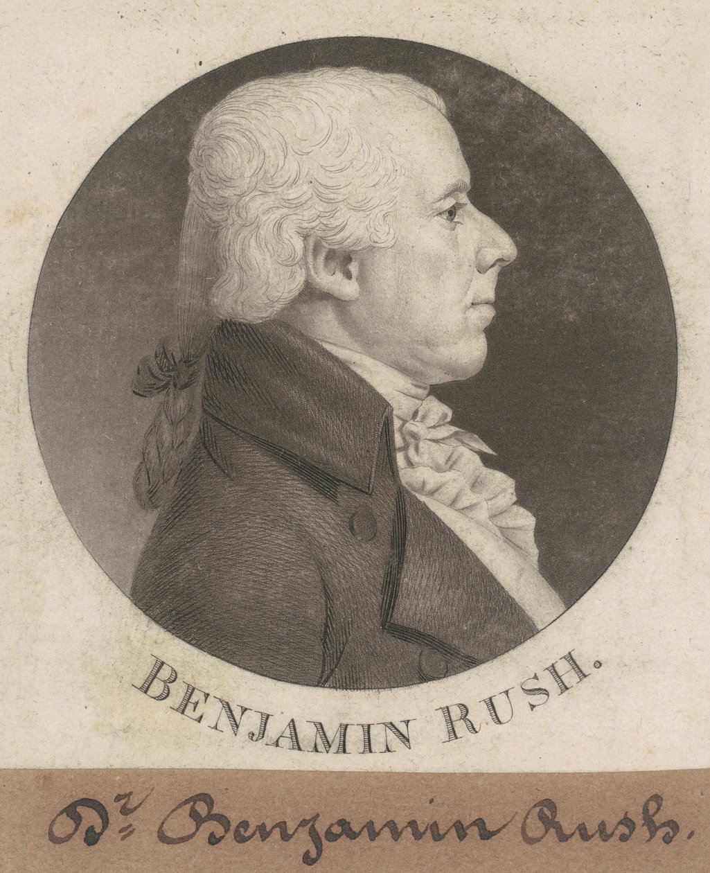 Benjamin Rush af Charles B. J. Févret de Saint Mémin