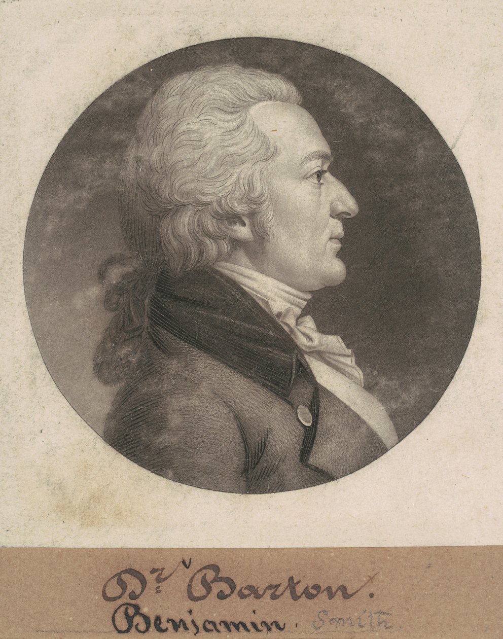 Benjamin Smith Barton af Charles B. J. Févret de Saint Mémin