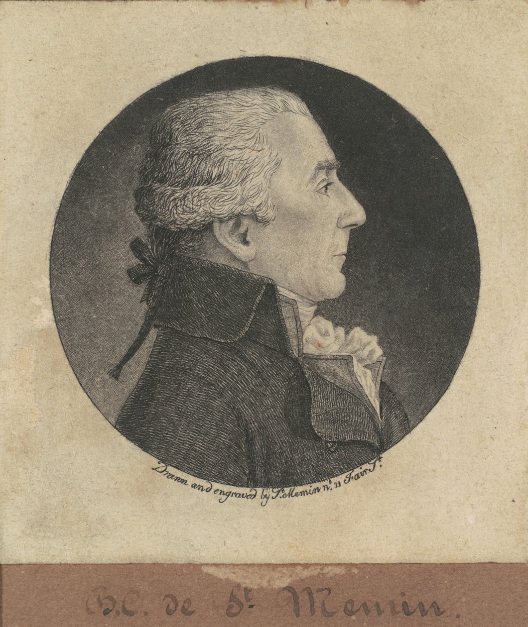 Benigne-Charles Févret af Saint-Mémin af Charles B. J. Févret de Saint Mémin