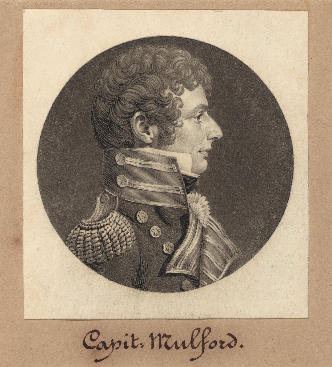 Kaptajn Clarence Mulford af Charles B. J. Févret de Saint Mémin