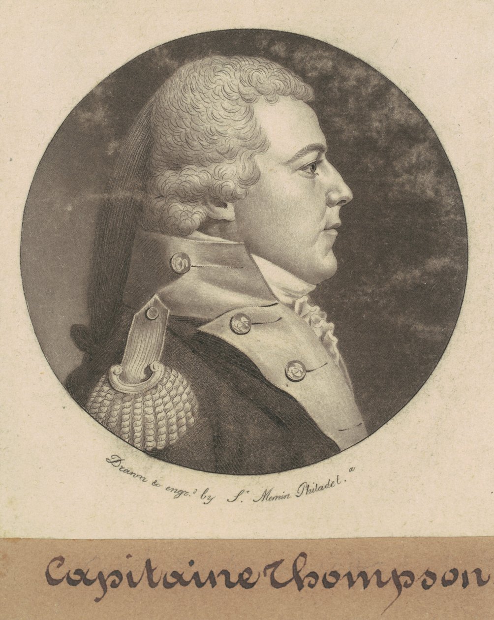 Kaptajn Thompson af Charles B. J. Févret de Saint Mémin