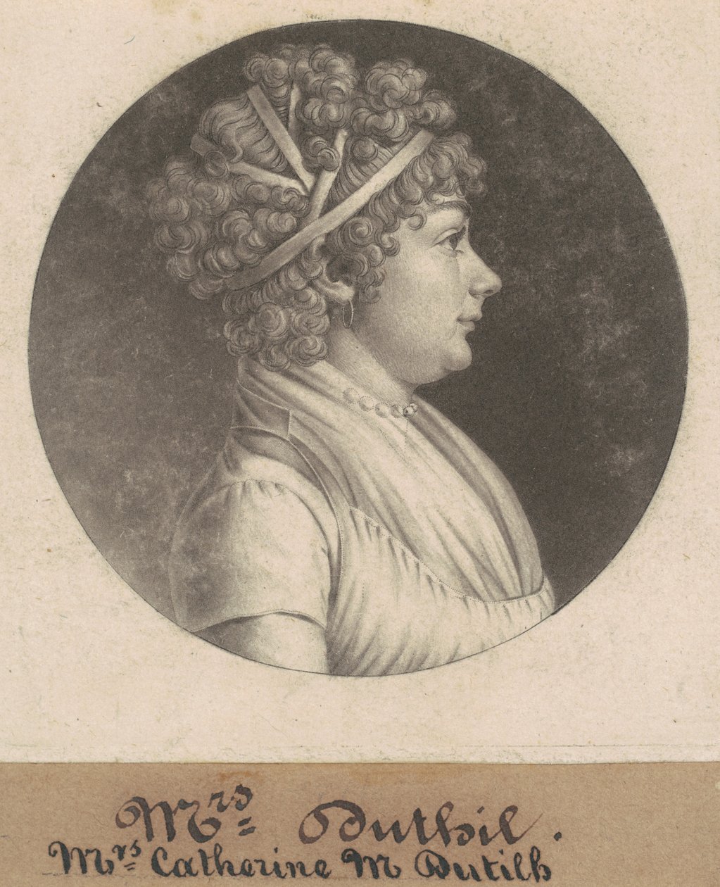 Catherine D. Dutilh af Charles B. J. Févret de Saint Mémin