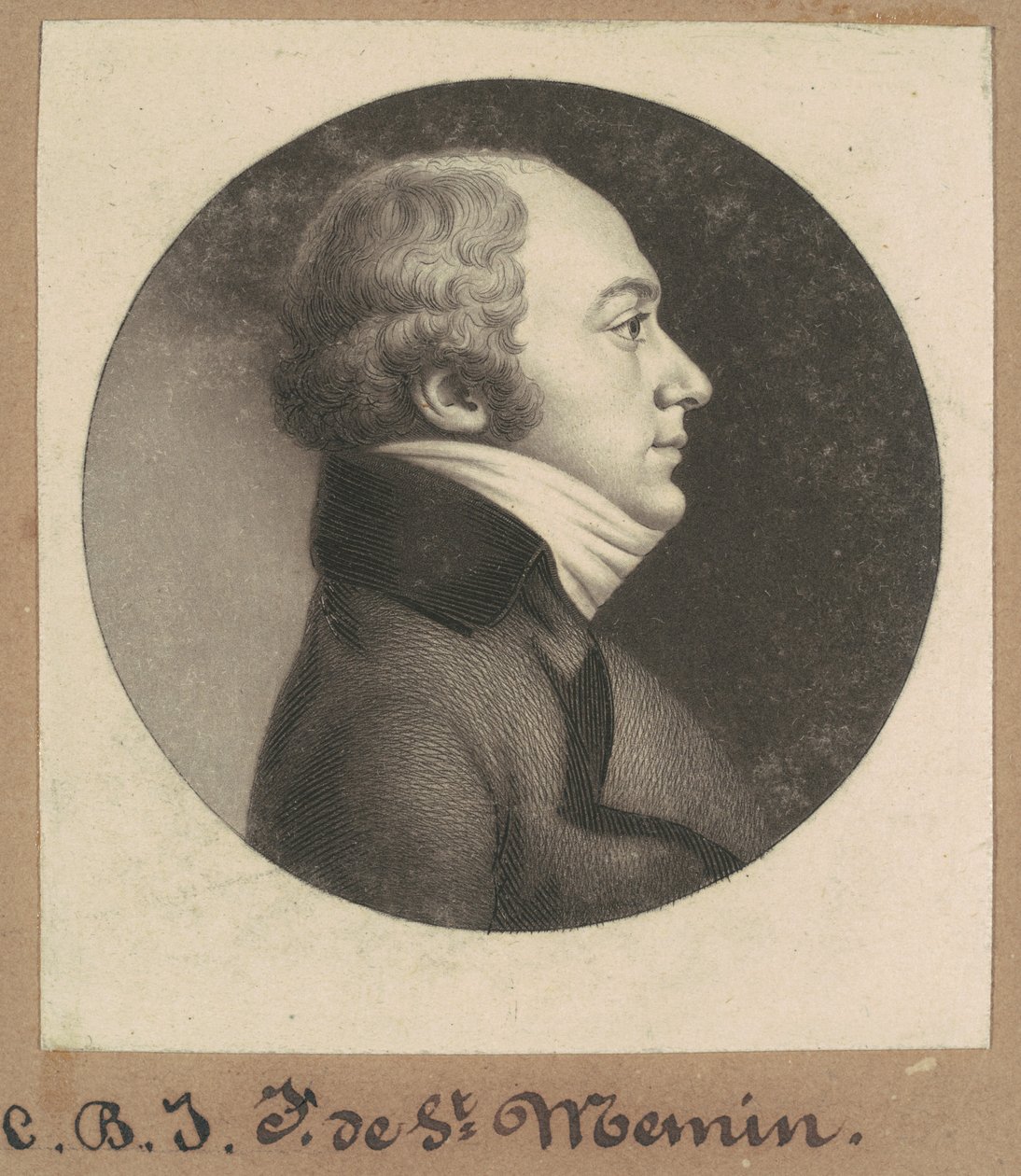 Charles Balthazar Julien Févret de Saint-Mémin af Charles B. J. Févret de Saint Mémin