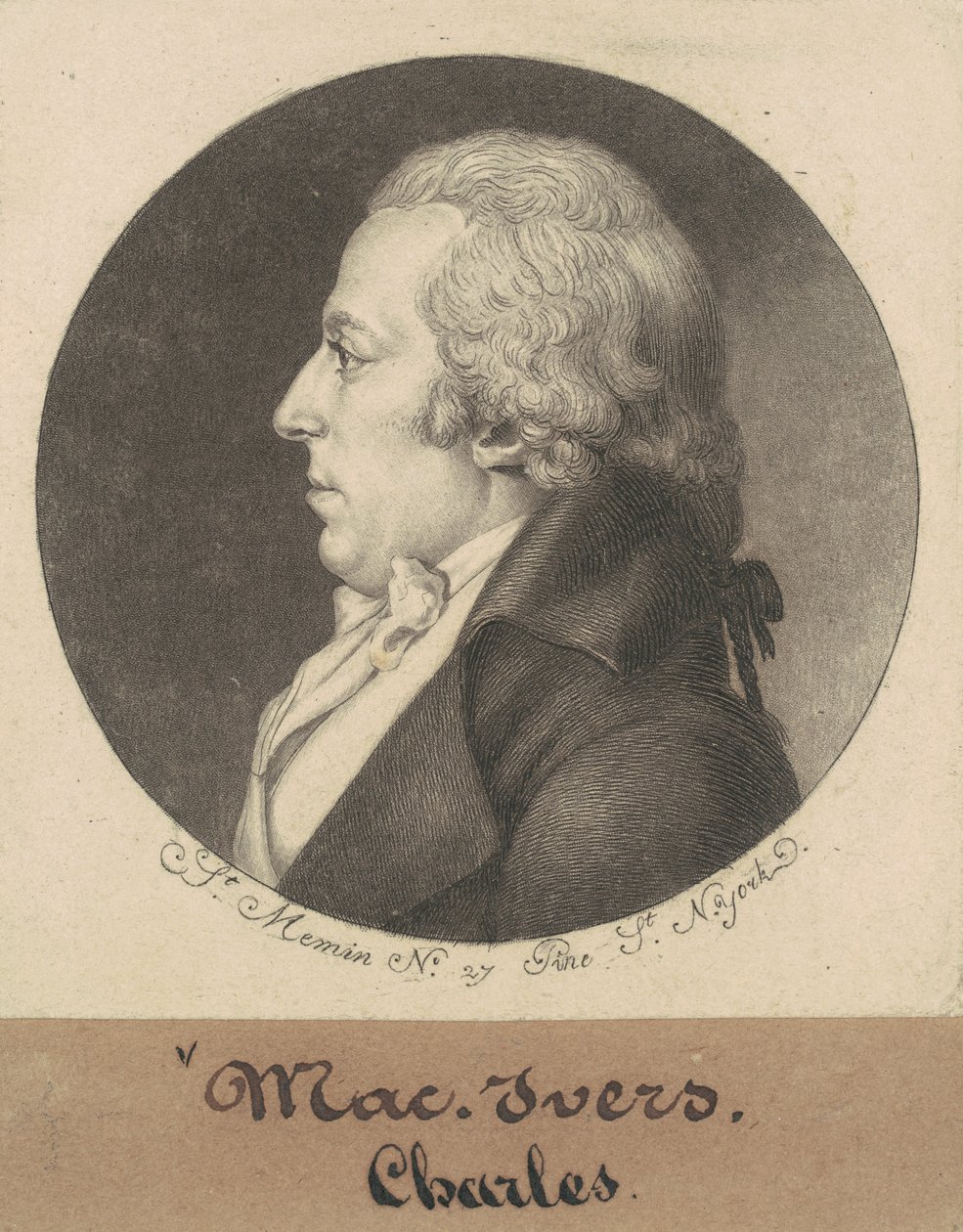 Charles McEvers af Charles B. J. Févret de Saint Mémin