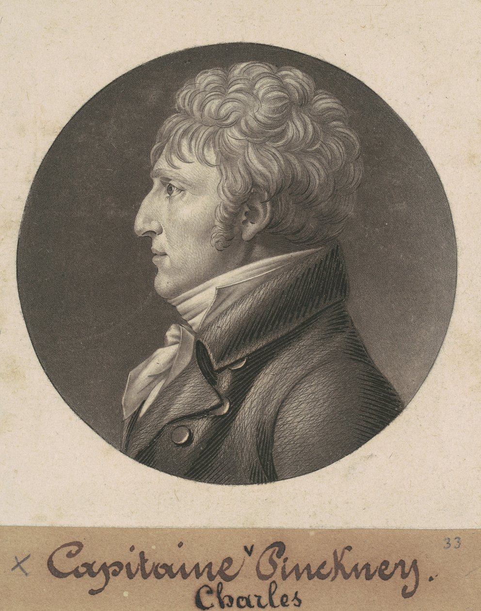 Charles Pinckney af Charles B. J. Févret de Saint Mémin