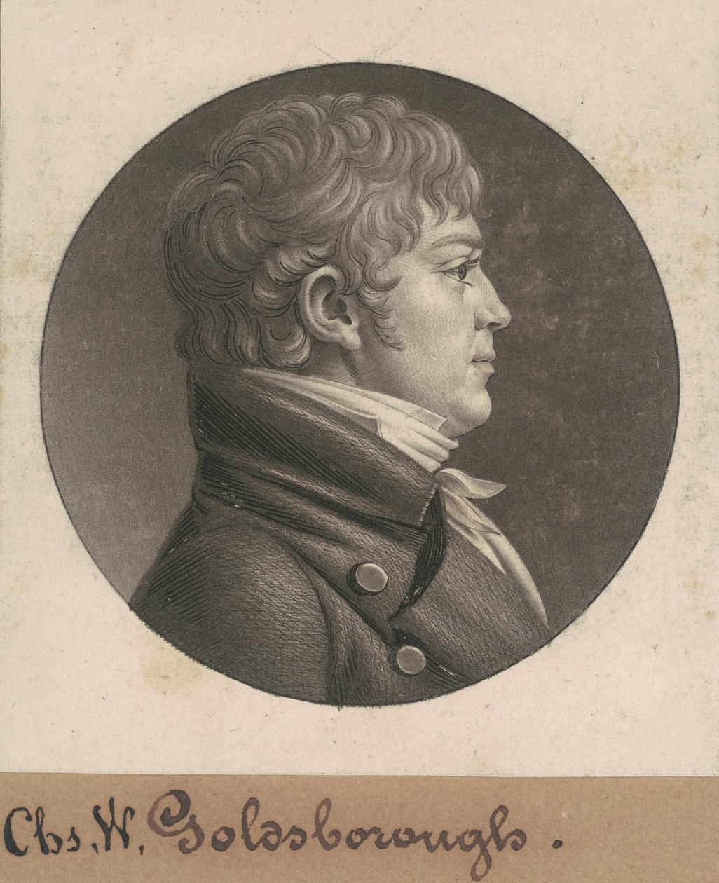 Charles W. Goldsborough af Charles B. J. Févret de Saint Mémin