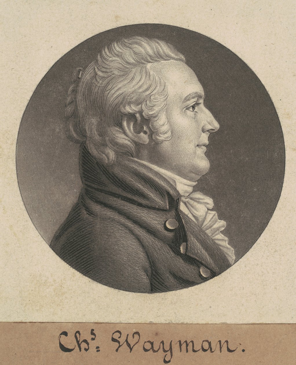 Charles Wayman af Charles B. J. Févret de Saint Mémin