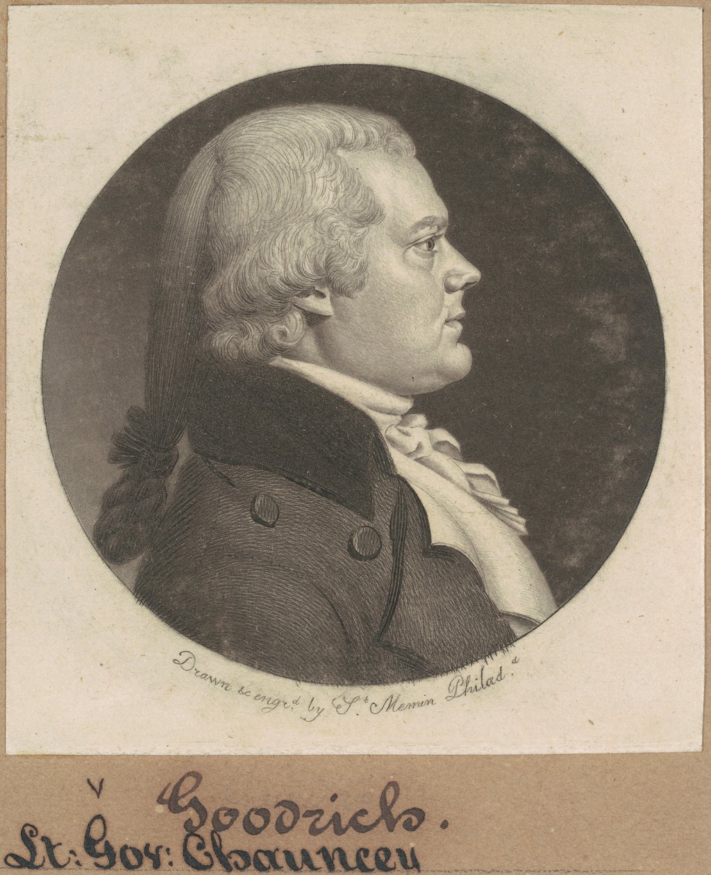 Chauncey Goodrich af Charles B. J. Févret de Saint Mémin