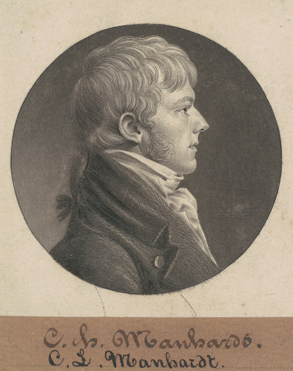 Christian Luis Mannhardt af Charles B. J. Févret de Saint Mémin