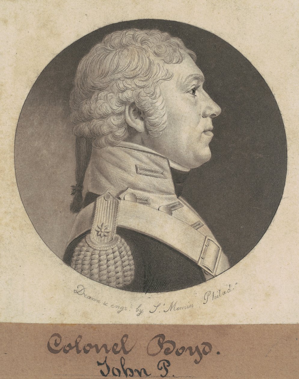 Oberst Boyd af Charles B. J. Févret de Saint Mémin