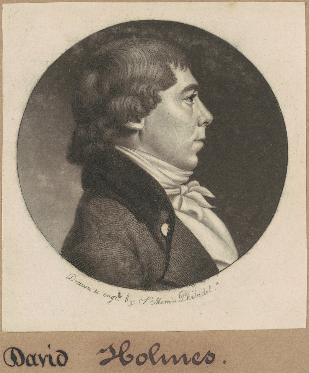 David Holmes af Charles B. J. Févret de Saint Mémin