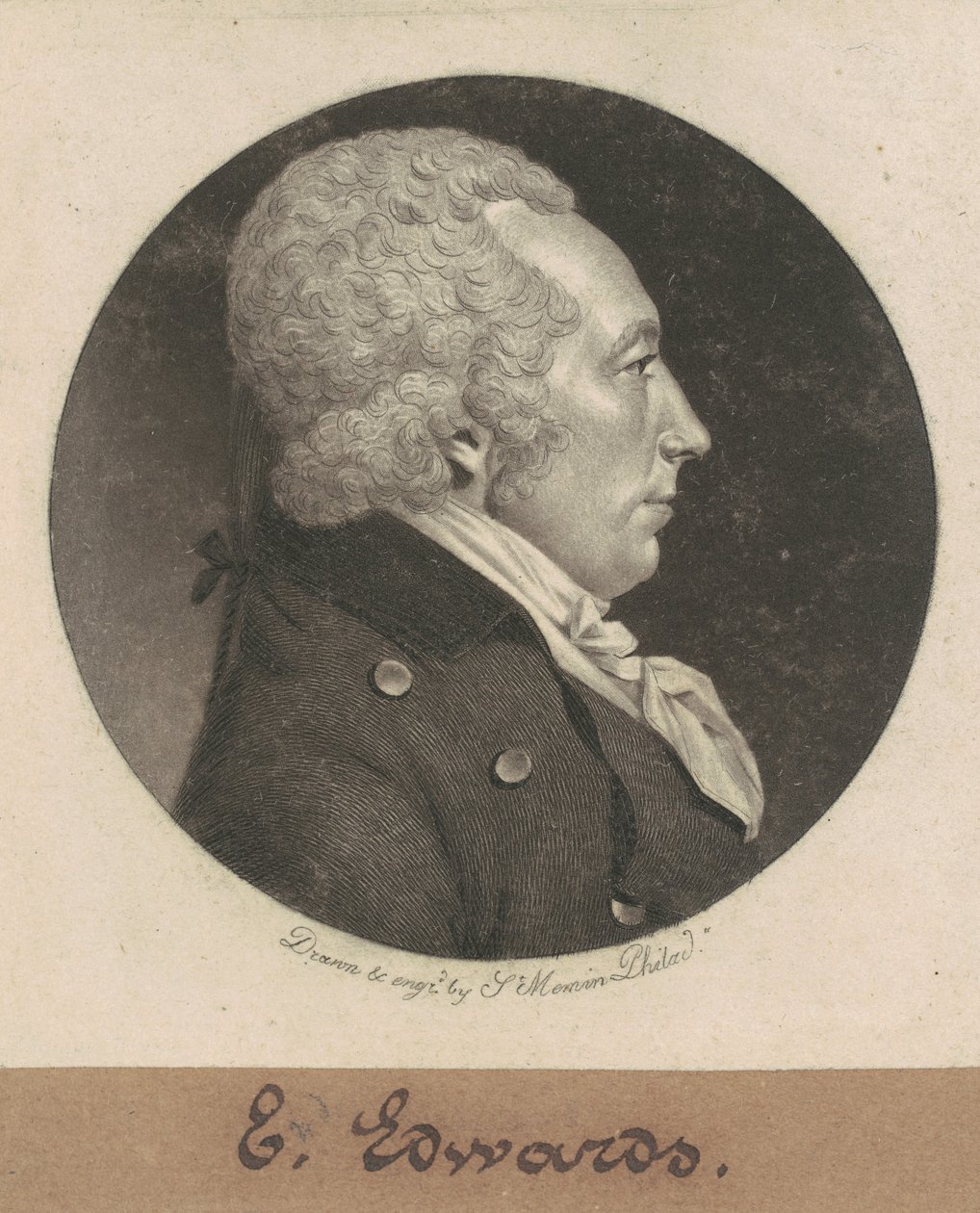 Edward Edwards af Charles B. J. Févret de Saint Mémin