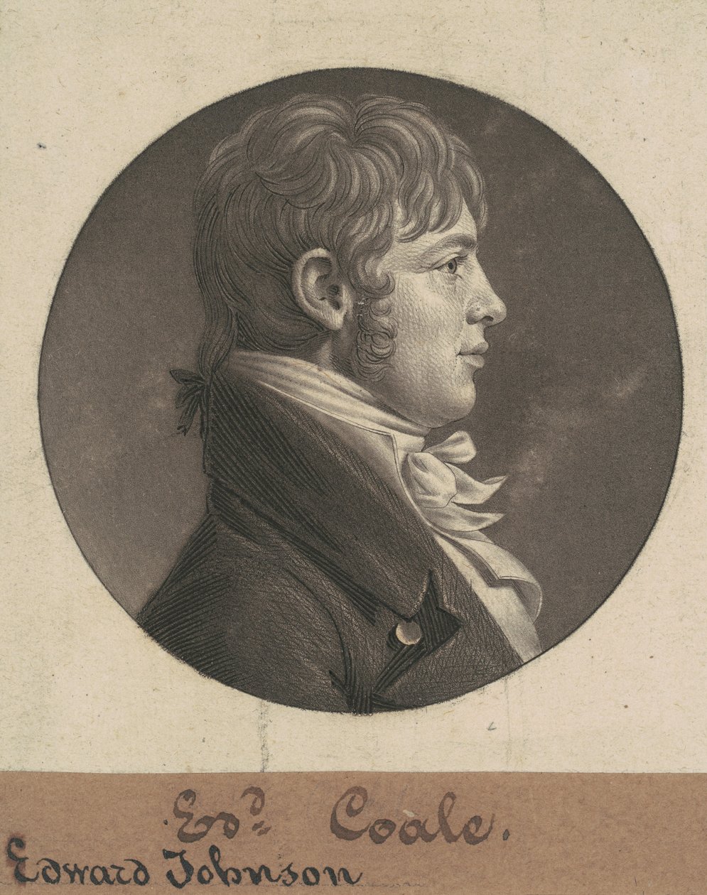Edward Johnson Coale af Charles B. J. Févret de Saint Mémin