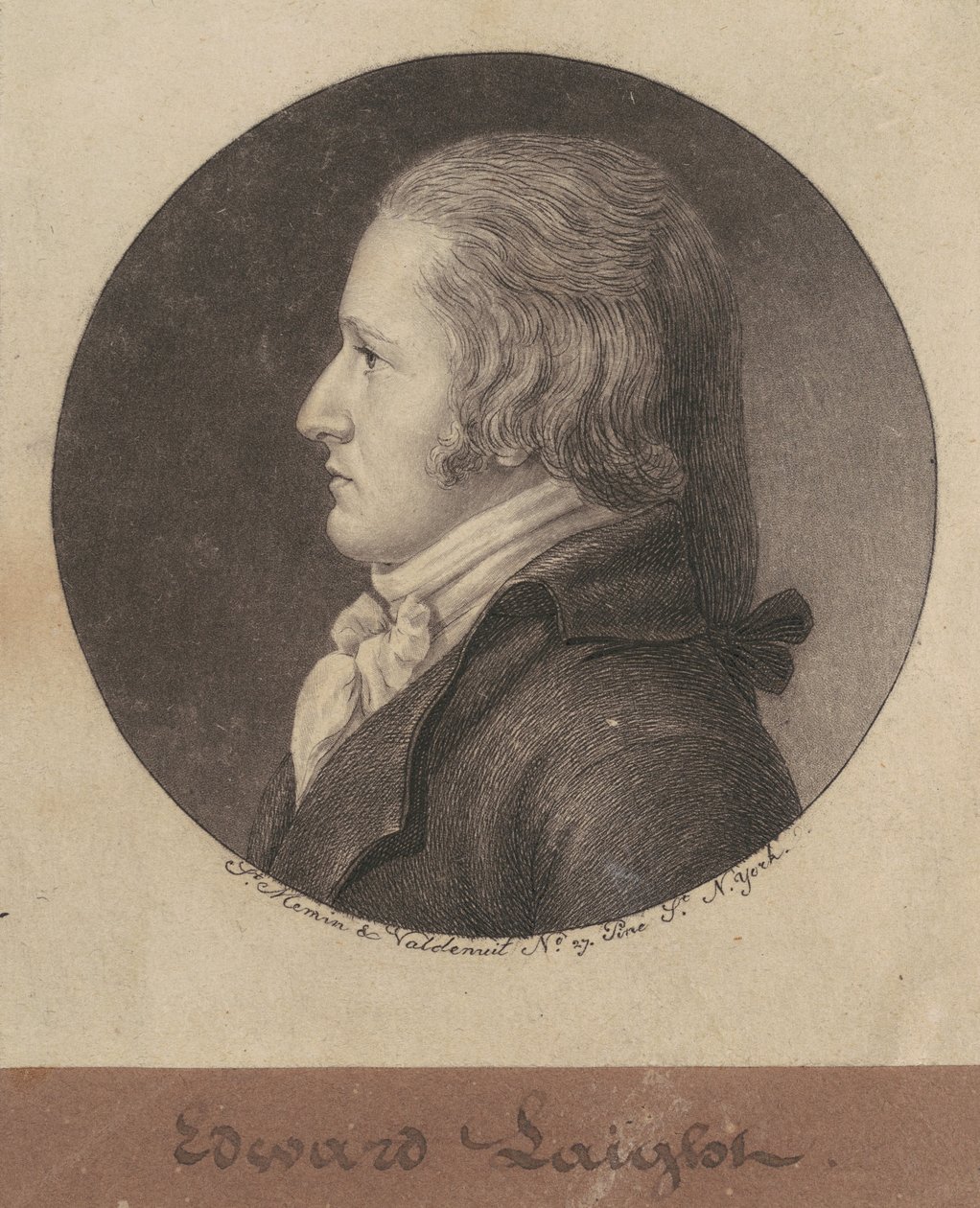 Edward William Laight af Charles B. J. Févret de Saint Mémin