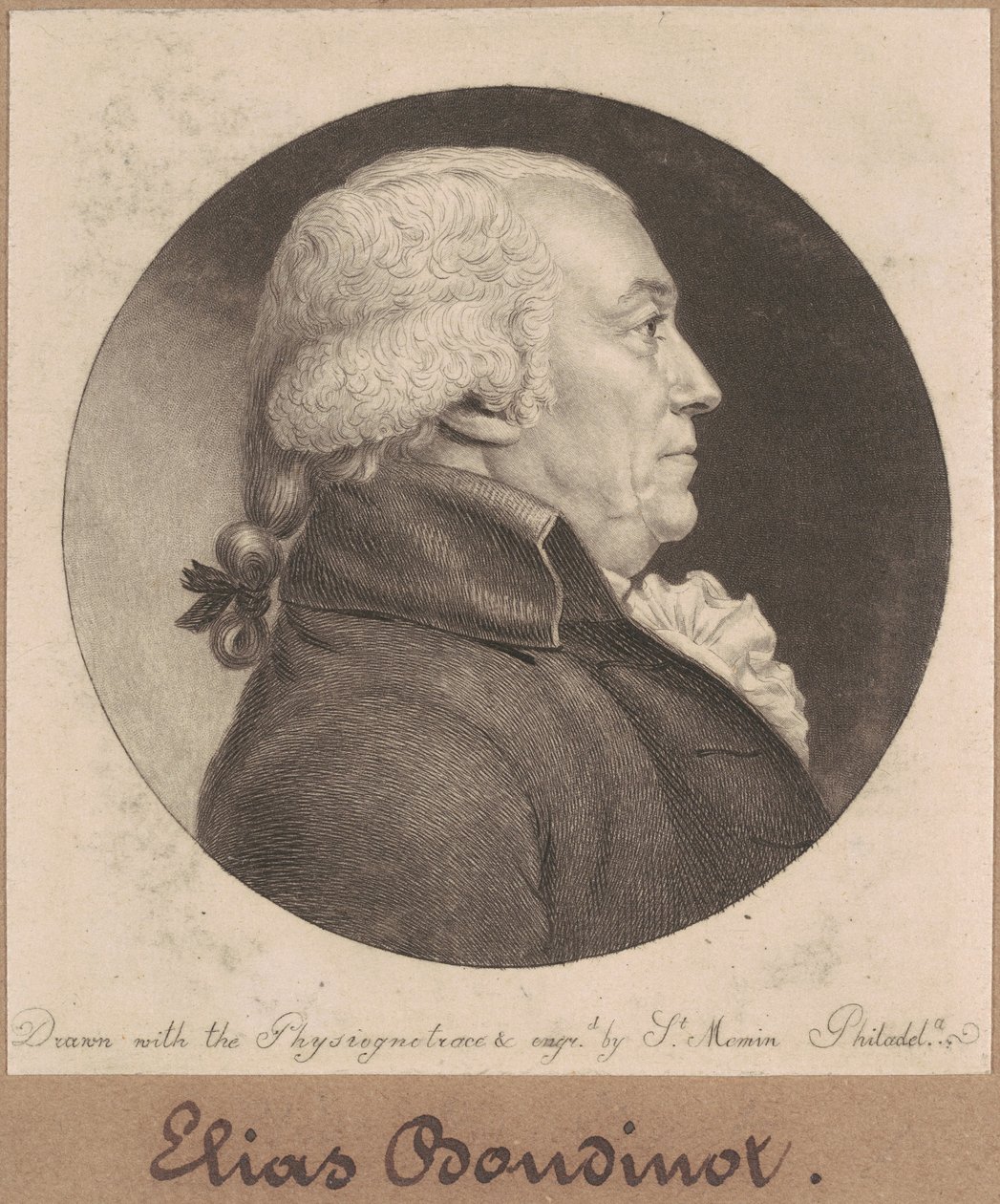 Elias Boudinot af Charles B. J. Févret de Saint Mémin
