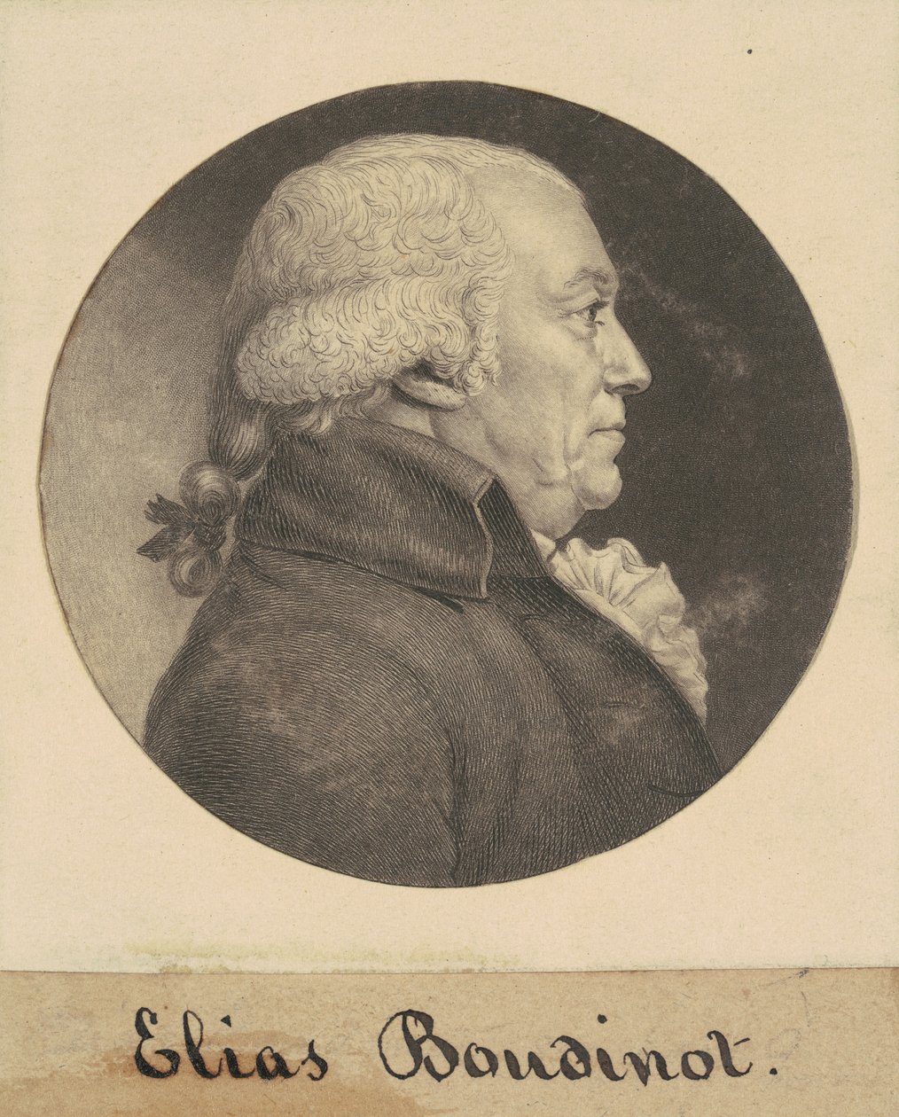 Elias Boudinot af Charles B. J. Févret de Saint Mémin