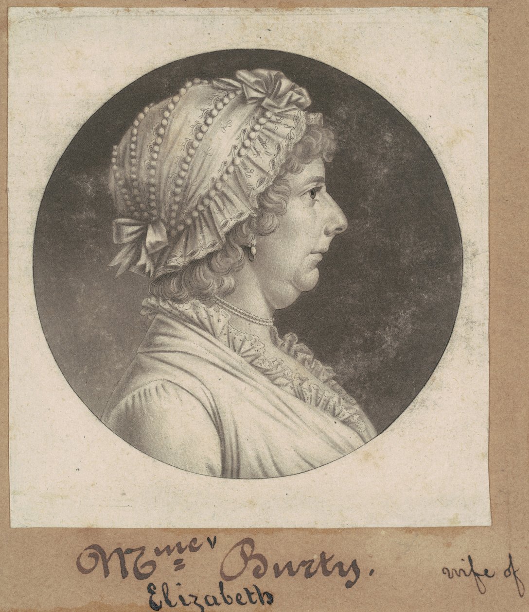 Elizabeth May Busti af Charles B. J. Févret de Saint Mémin
