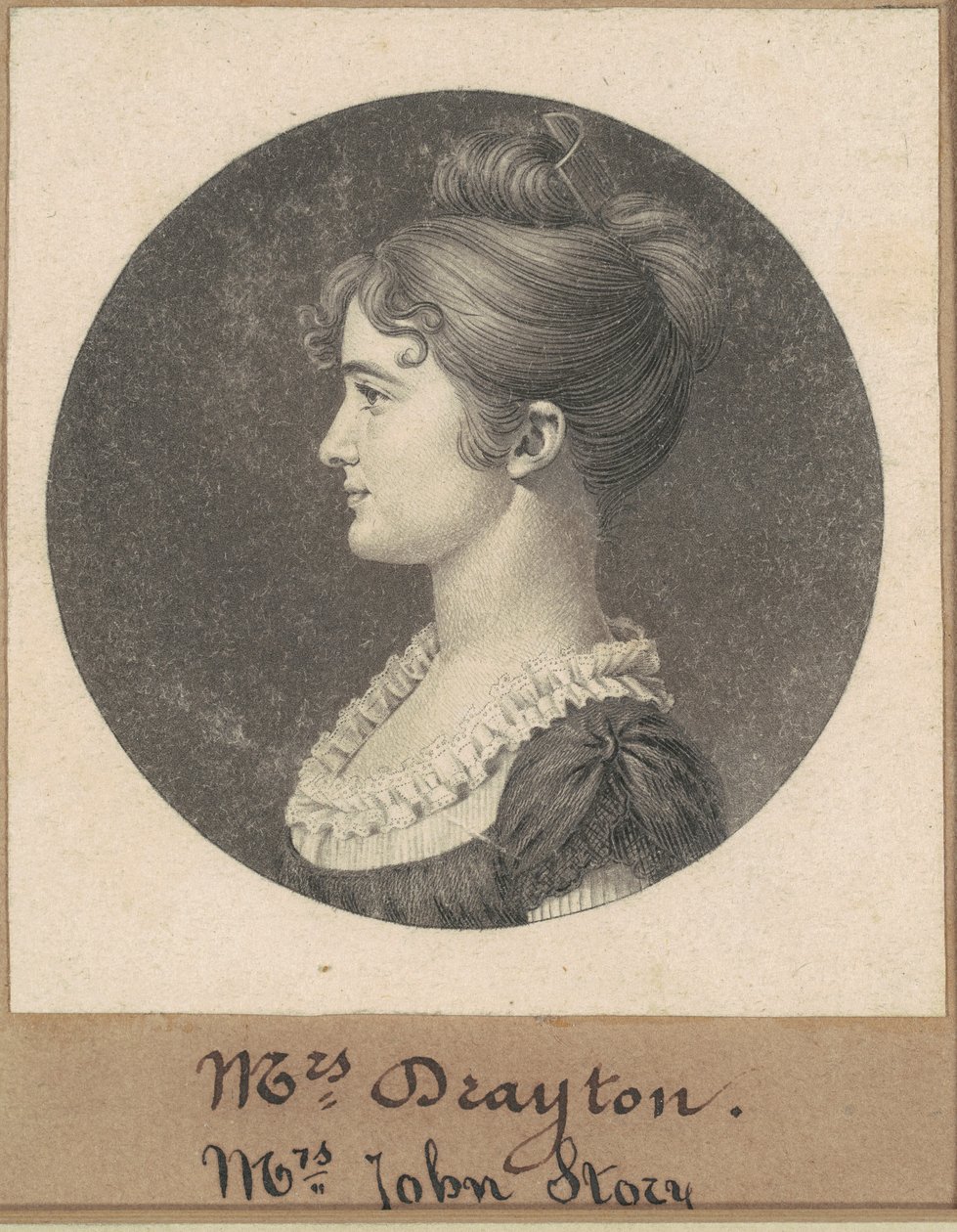 Elizabeth Porcher Gaillard Stoney af Charles B. J. Févret de Saint Mémin