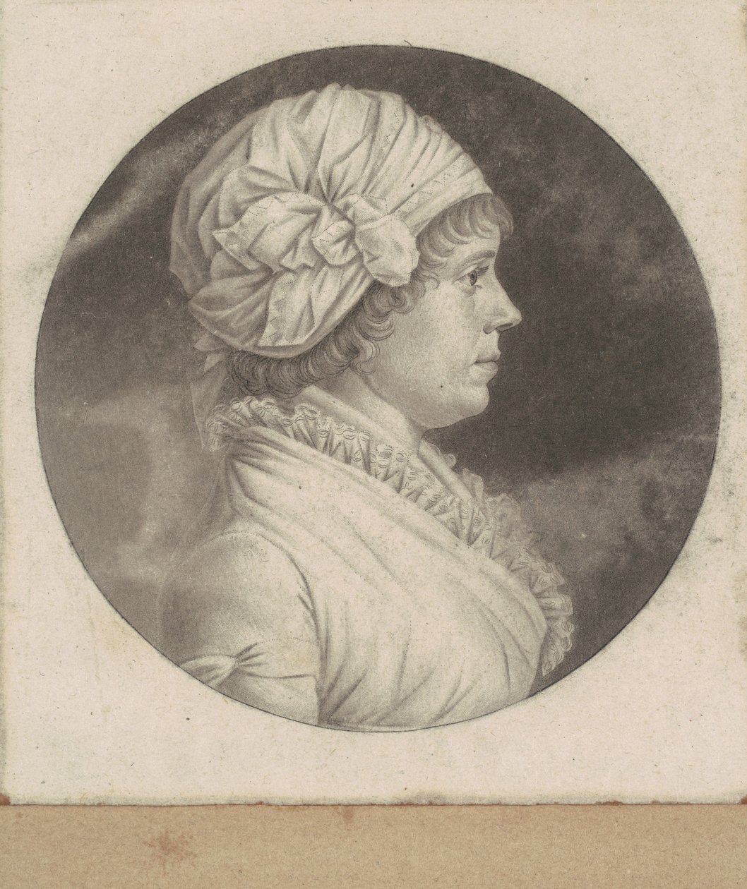 Elizabeth Rittenhouse sergent af Charles B. J. Févret de Saint Mémin