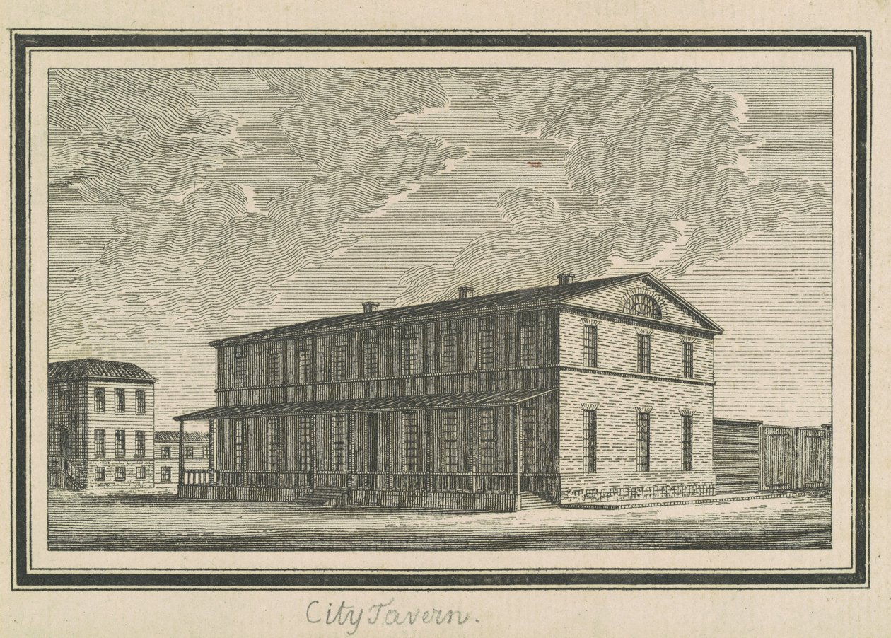 Esperanza, City Tavern af Charles B. J. Févret de Saint Mémin