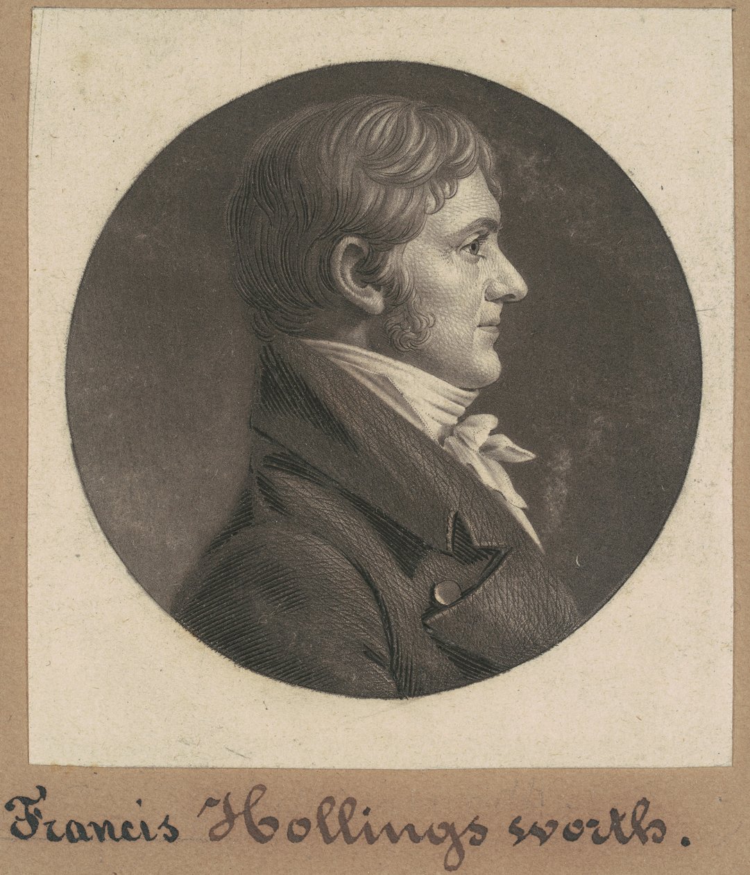 Francis Hollingsworth af Charles B. J. Févret de Saint Mémin