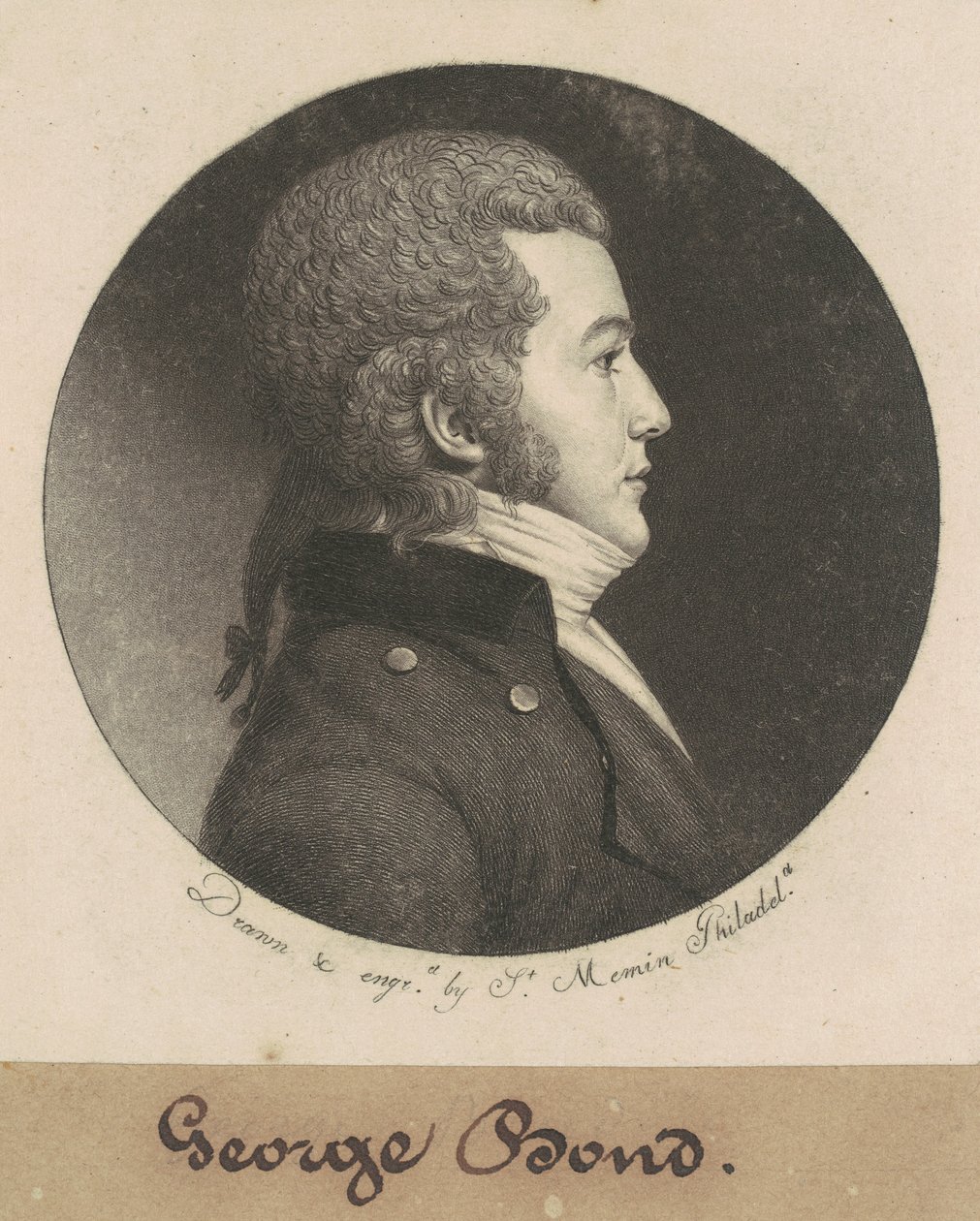 George Bond af Charles B. J. Févret de Saint Mémin