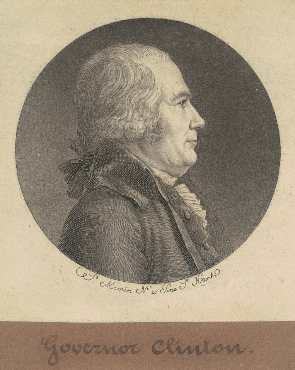 George Clinton af Charles B. J. Févret de Saint Mémin