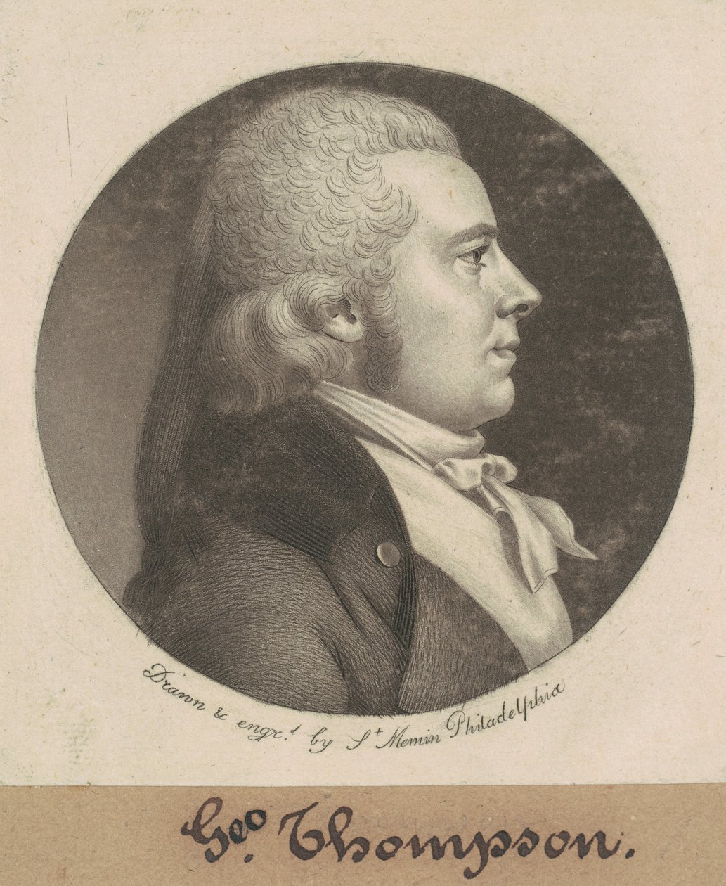 George Thompson af Charles B. J. Févret de Saint Mémin