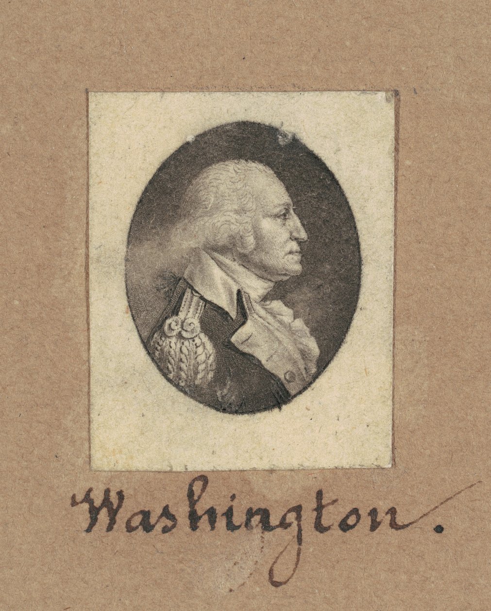 George Washington af Charles B. J. Févret de Saint Mémin