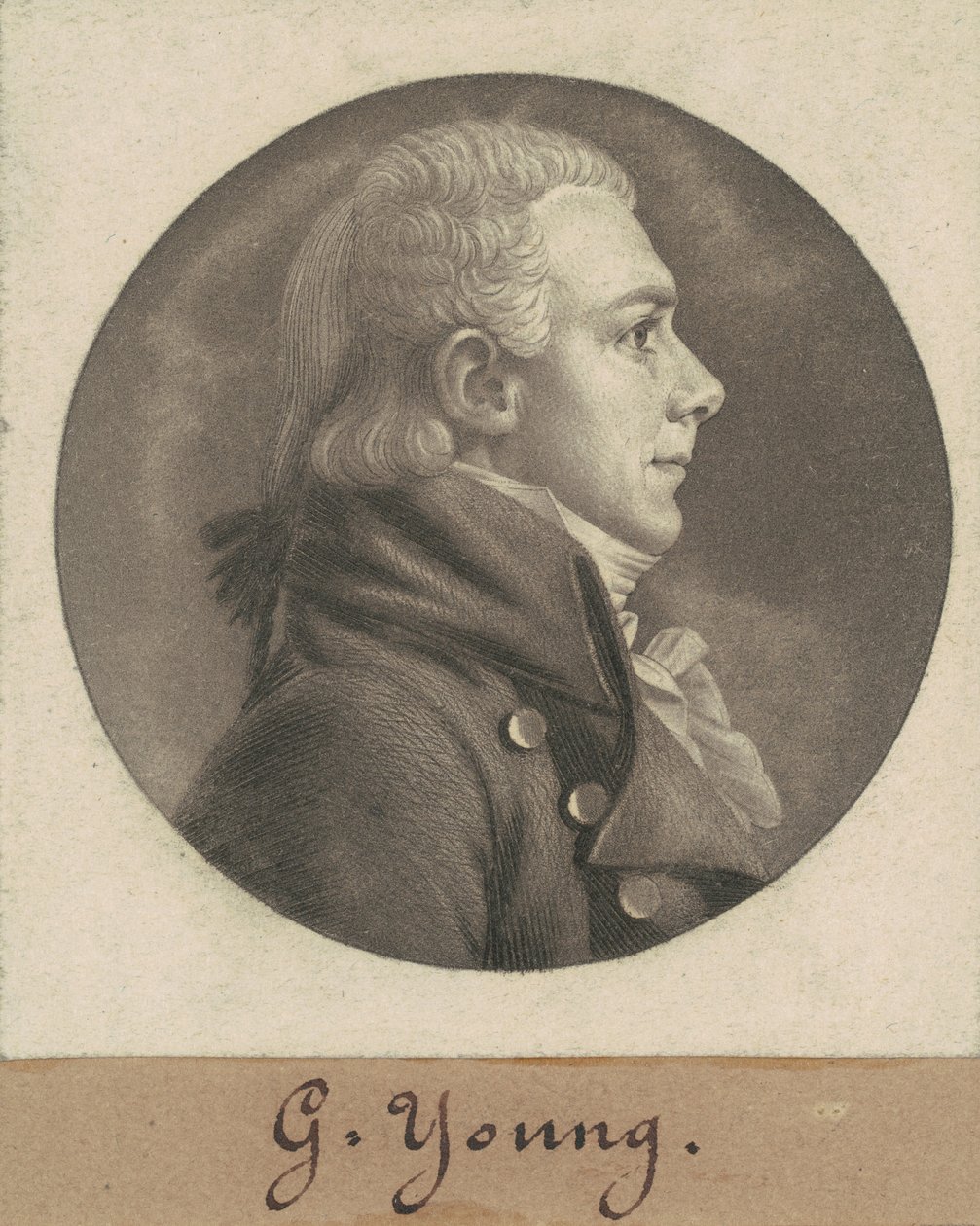 George Young af Charles B. J. Févret de Saint Mémin