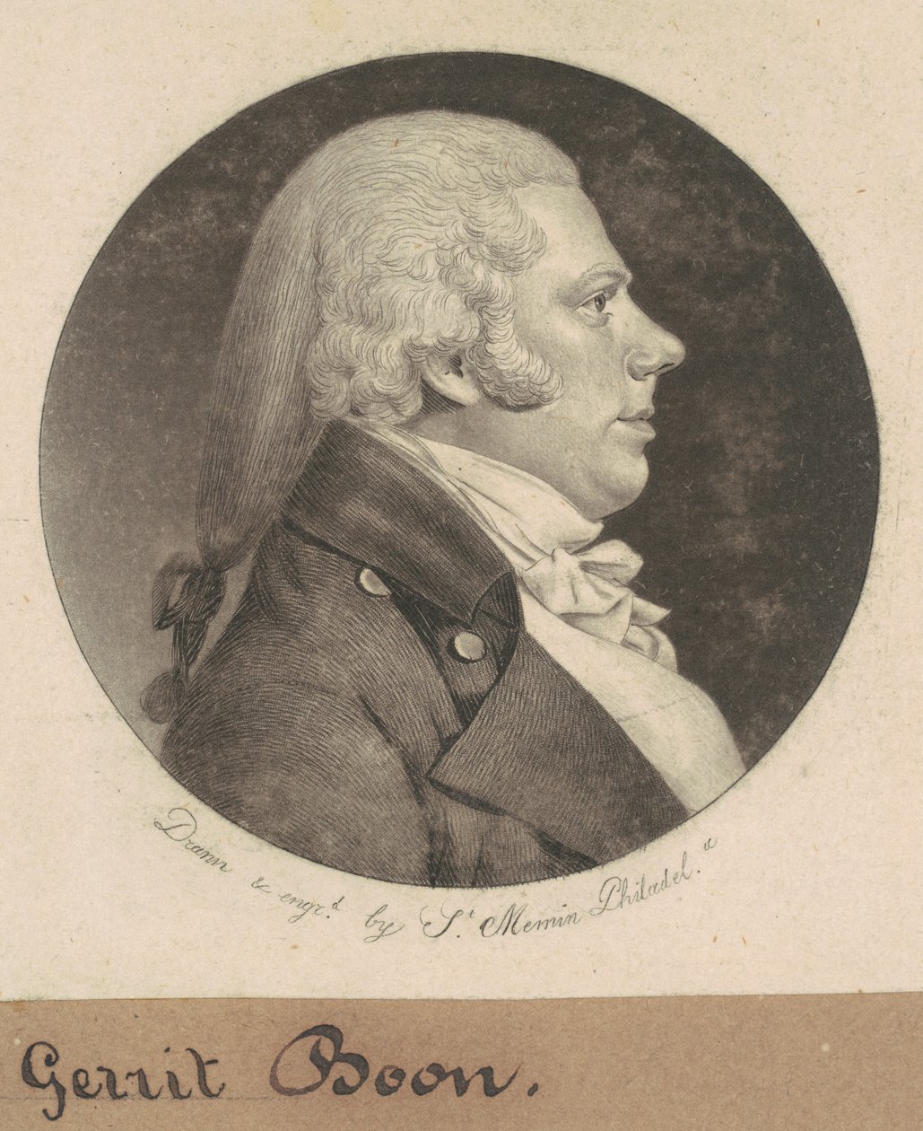 Gerrit Boon af Charles B. J. Févret de Saint Mémin