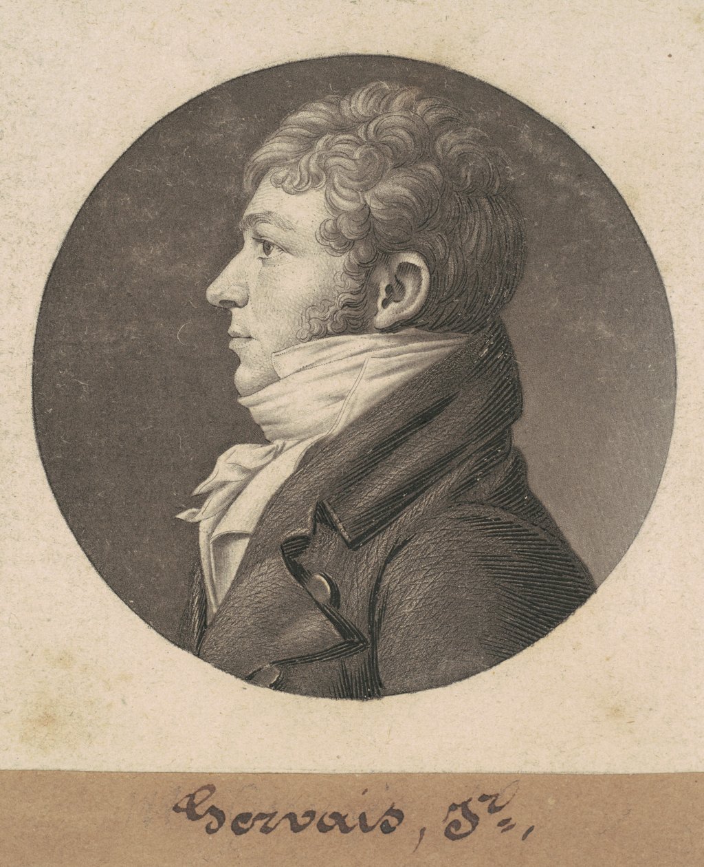 Gervais, Jr. af Charles B. J. Févret de Saint Mémin