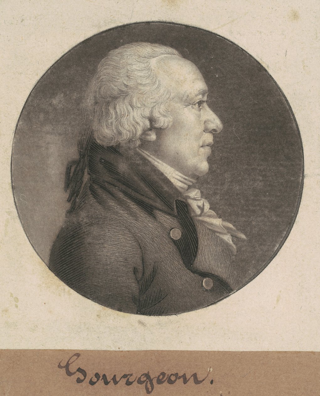 Gourgeon af Charles B. J. Févret de Saint Mémin