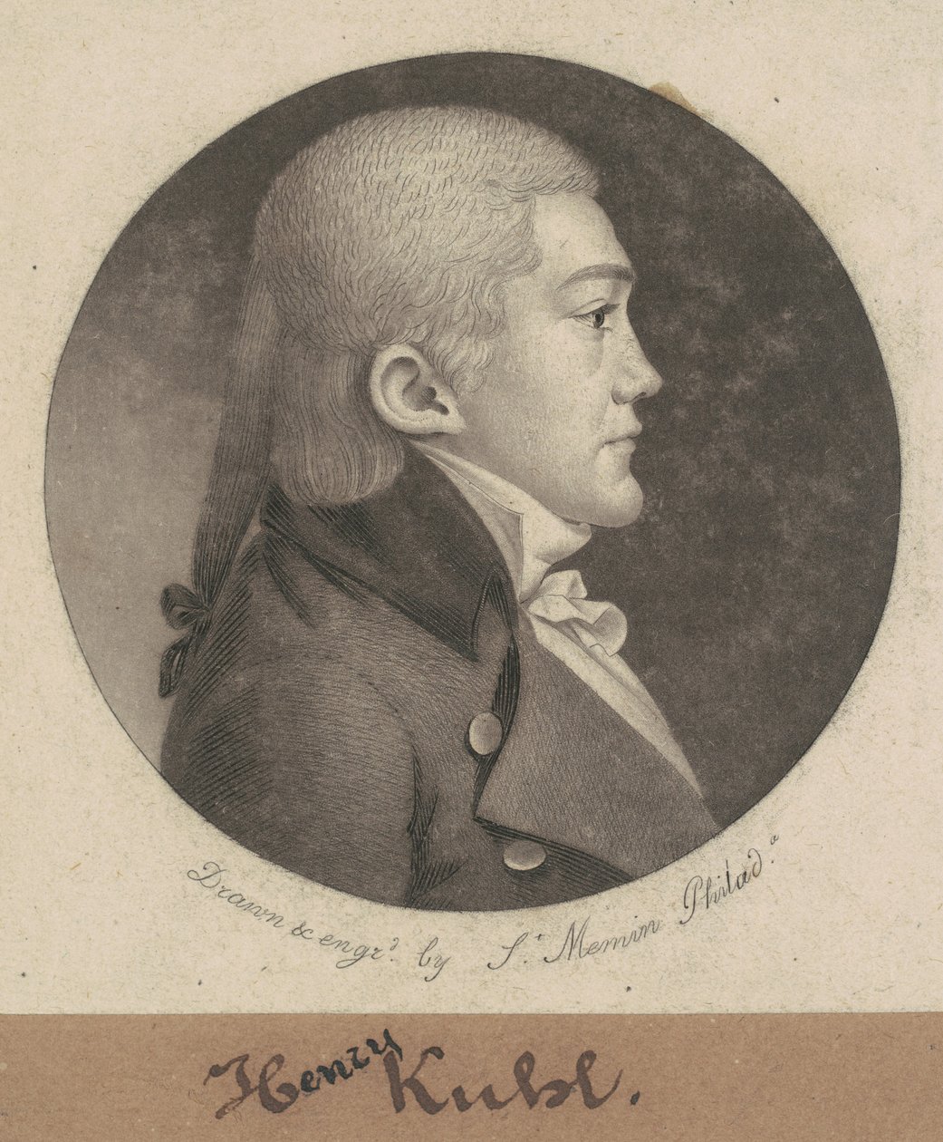 Henry Kuhl af Charles B. J. Févret de Saint Mémin