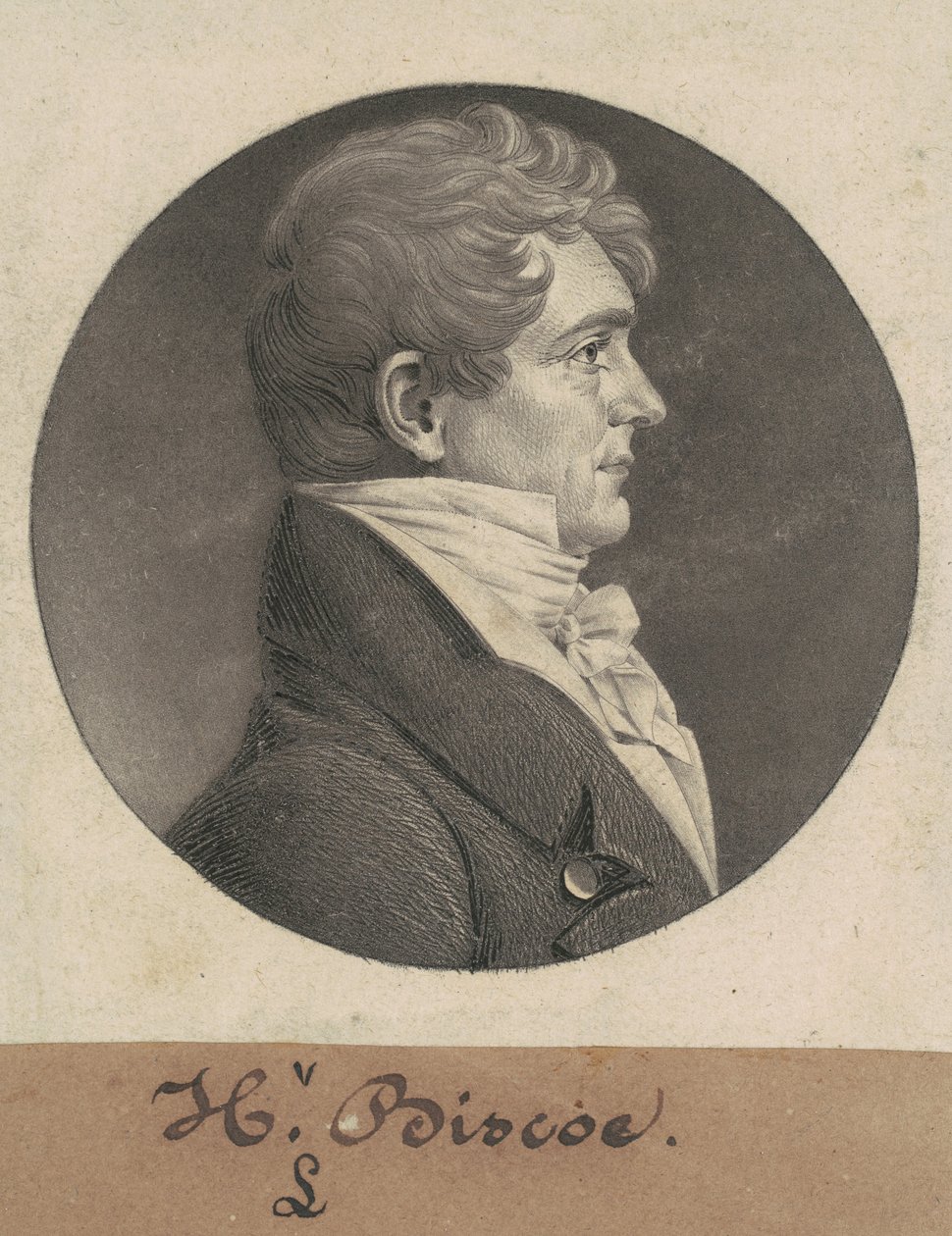 Henry Lawson Biscoe af Charles B. J. Févret de Saint Mémin