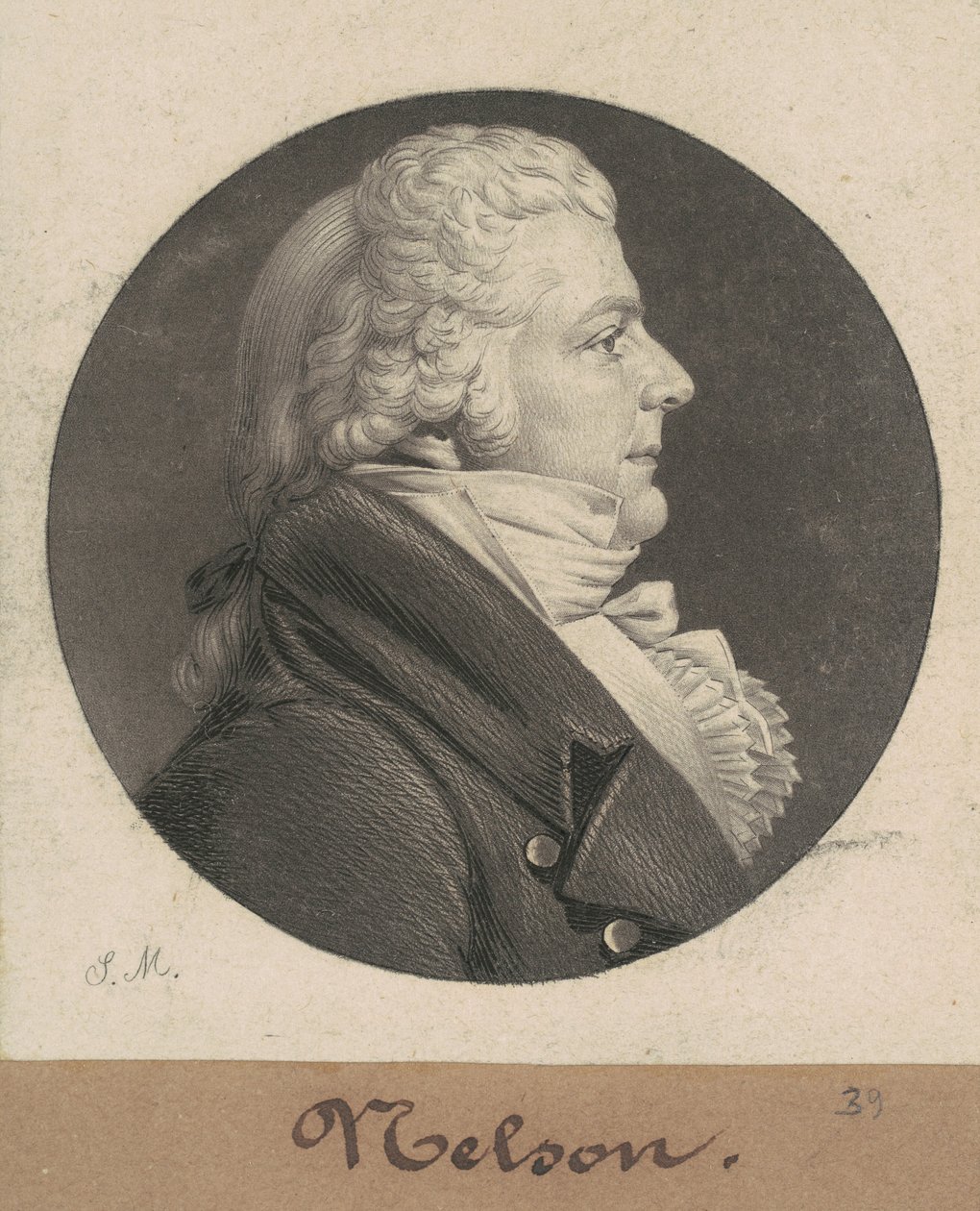 Hugh Nelson af Charles B. J. Févret de Saint Mémin