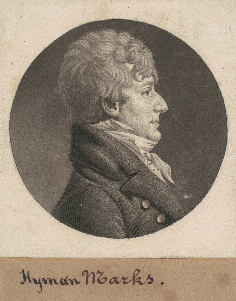 Hyman Marks af Charles B. J. Févret de Saint Mémin