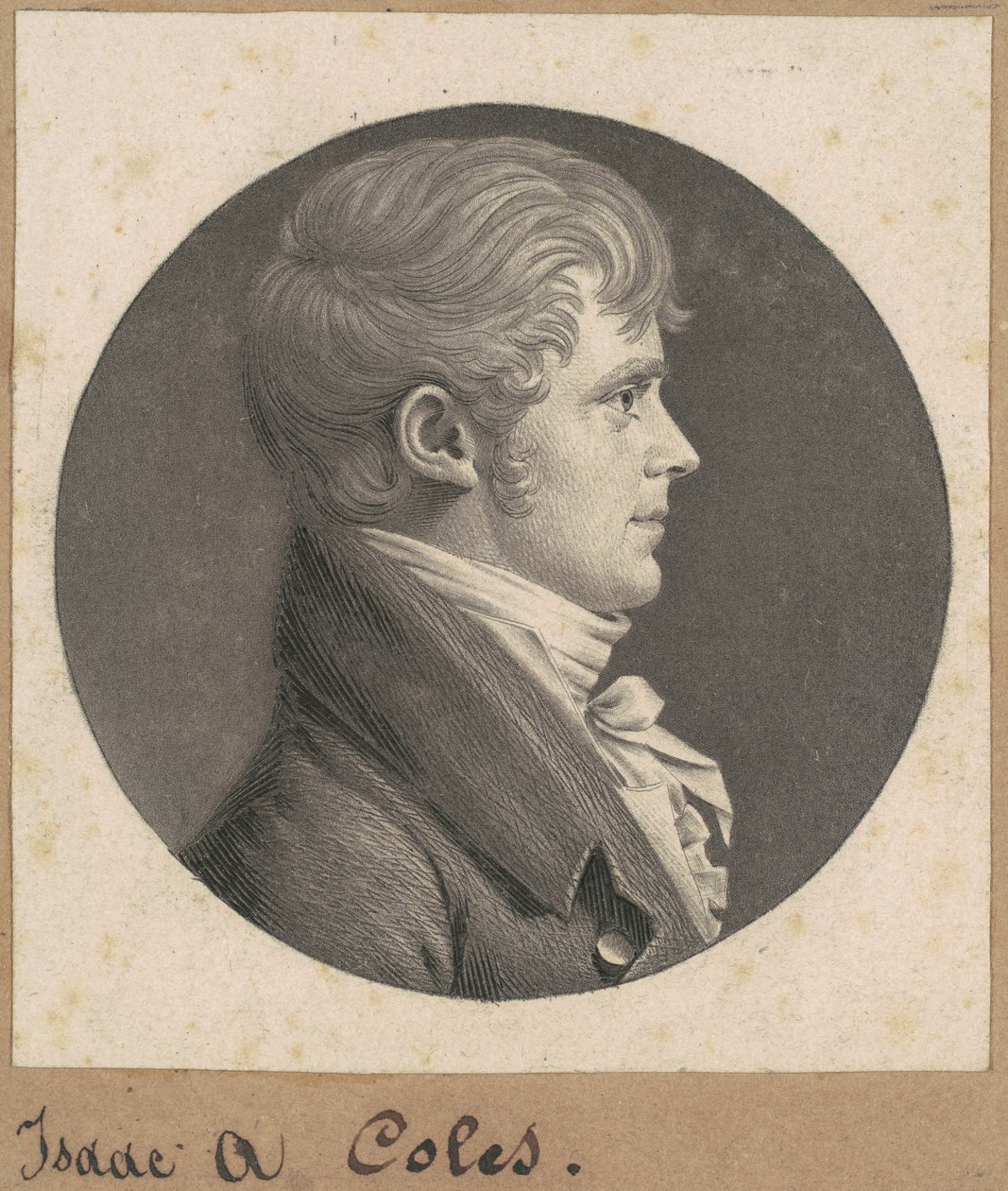 Isaac A. Coles af Charles B. J. Févret de Saint Mémin