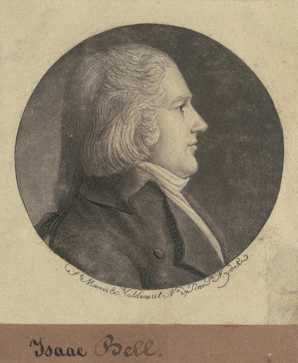 Isaac Bell af Charles B. J. Févret de Saint Mémin