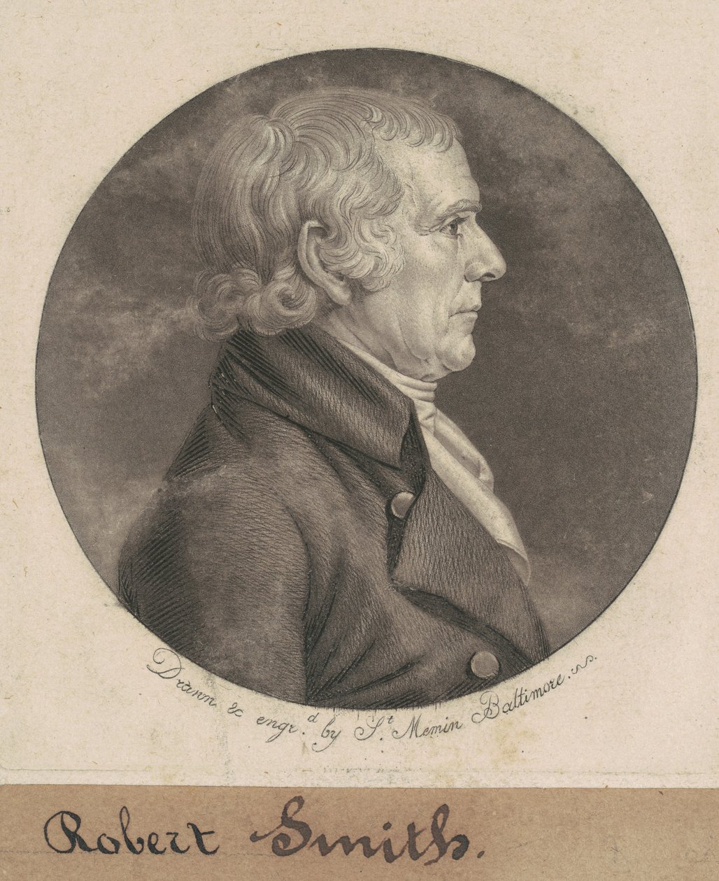 Isaac Smith II af Charles B. J. Févret de Saint Mémin