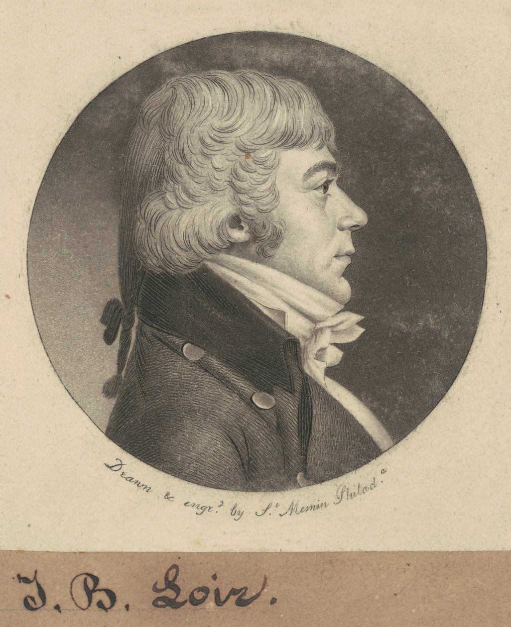 J.B. Loir af Charles B. J. Févret de Saint Mémin