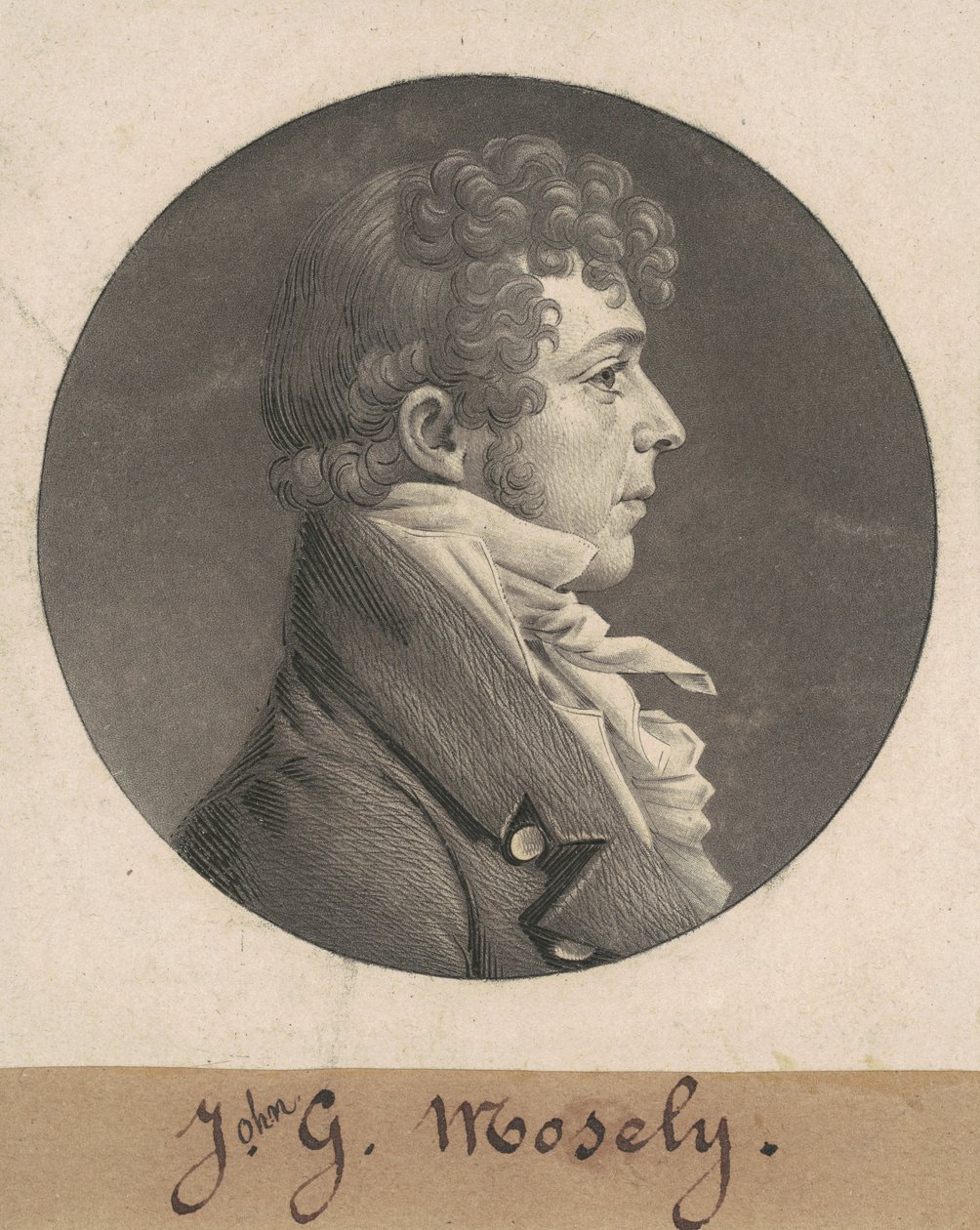 J. G. Mosely af Charles B. J. Févret de Saint Mémin