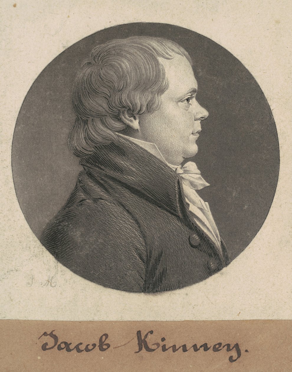 Jacob Kinney af Charles B. J. Févret de Saint Mémin