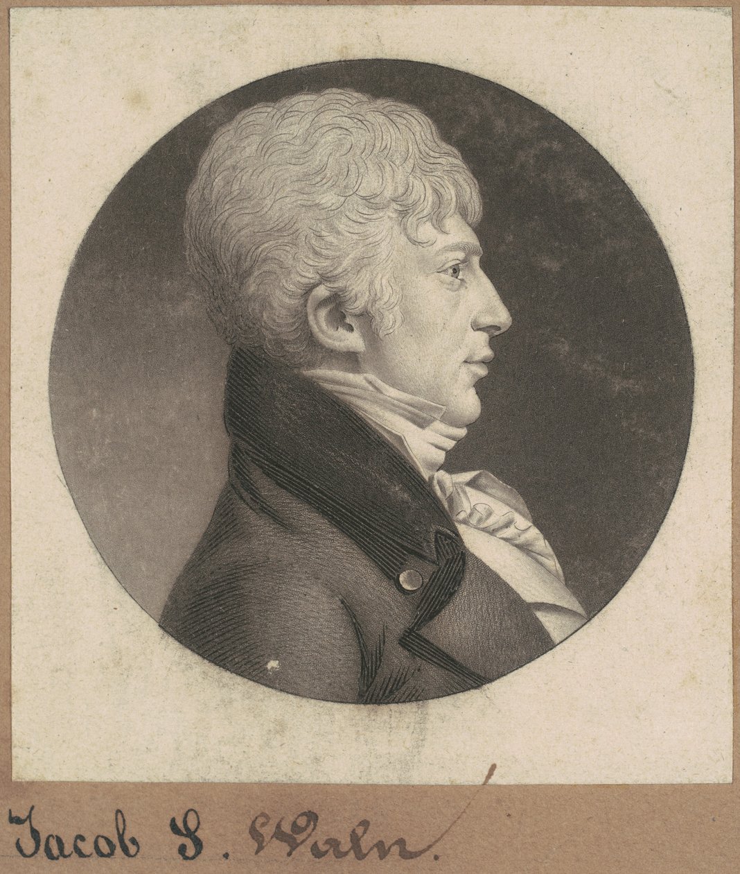 Jacob S. Waln af Charles B. J. Févret de Saint Mémin