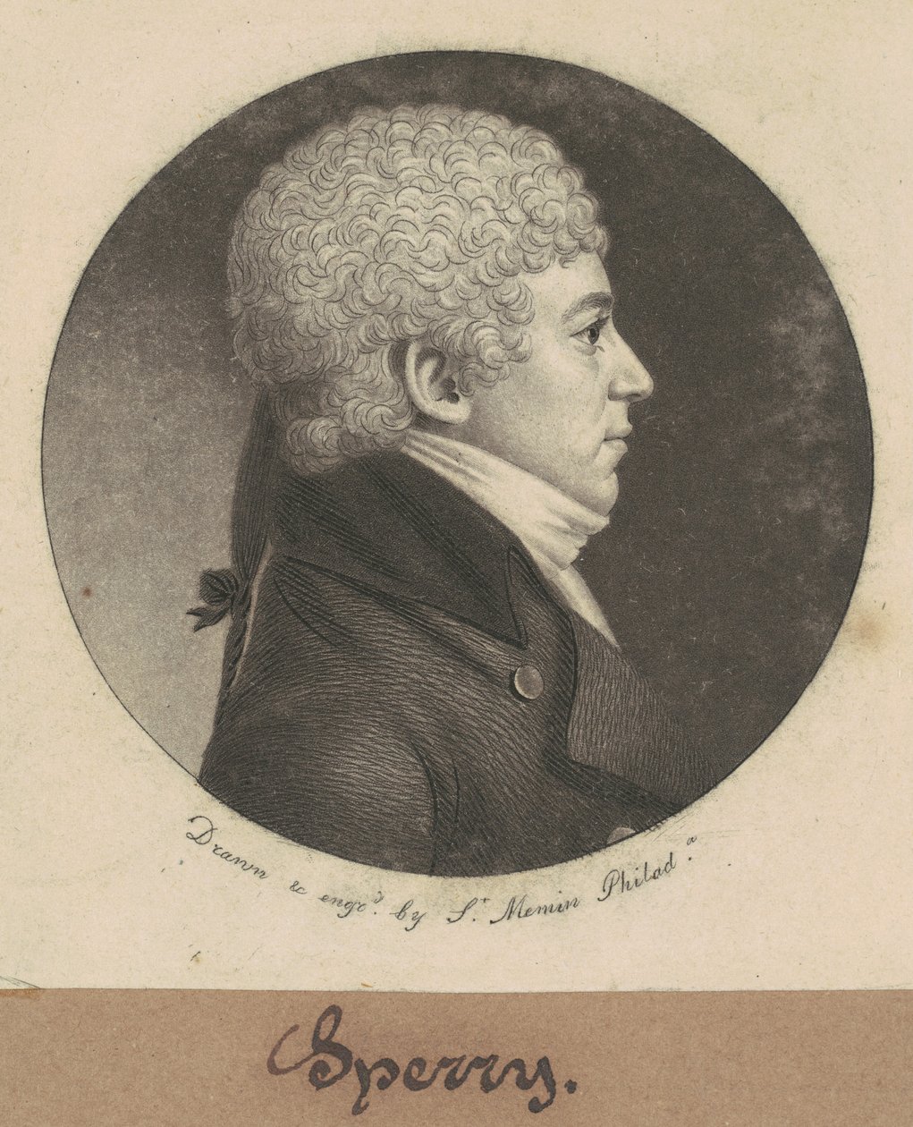 Jacob Sperry af Charles B. J. Févret de Saint Mémin