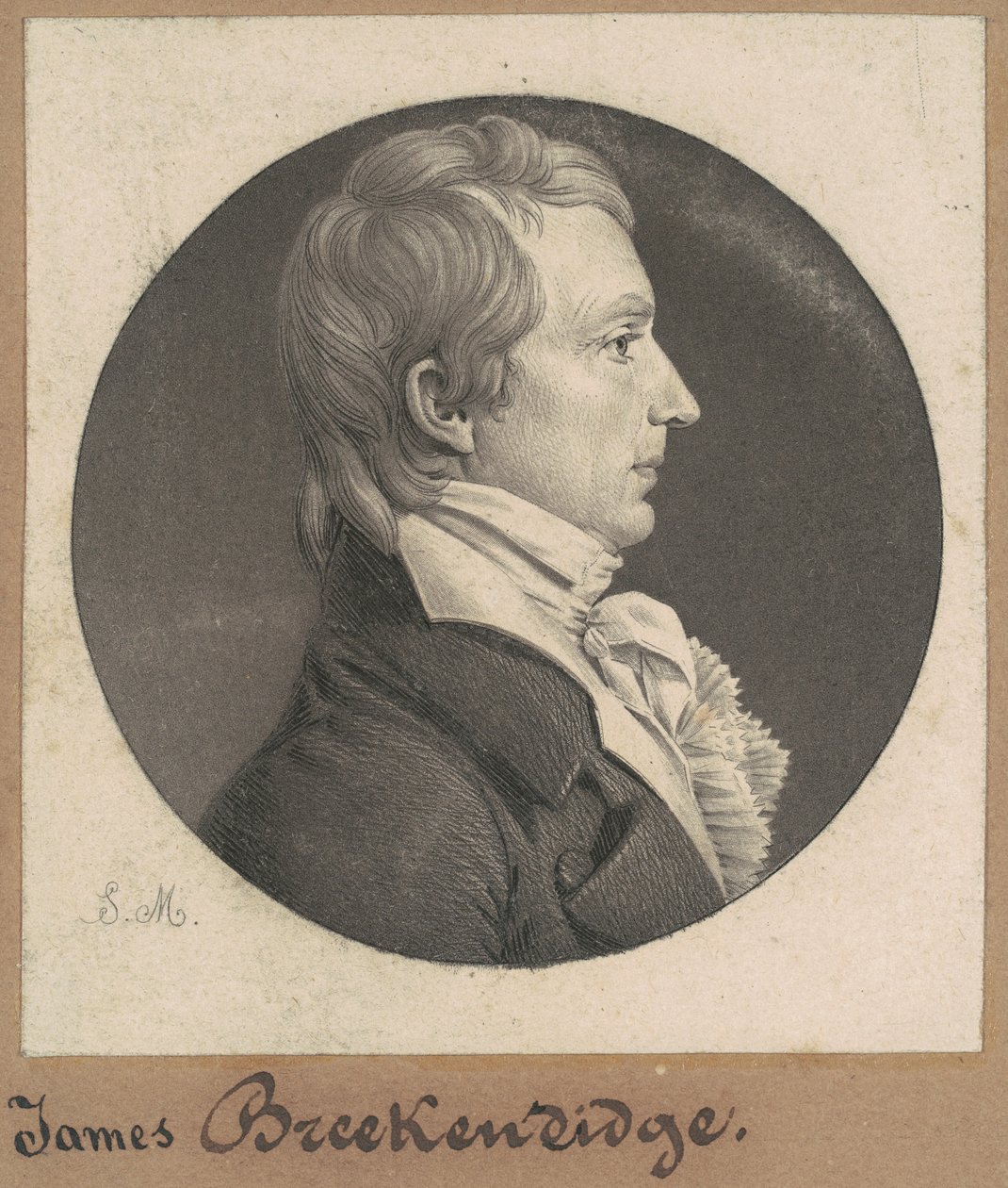 James Breckinridge af Charles B. J. Févret de Saint Mémin